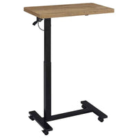 Westpark Pneumatic Adjustable C-Shape Side Table with Casters Mango