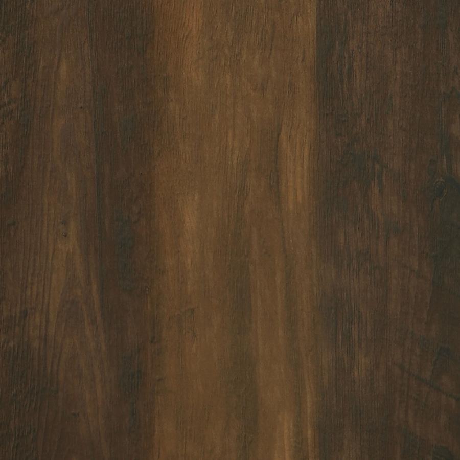 Home & Sleep Outlet - Westpark Pneumatic Adjustable C-Shape Side Table with Casters Dark Pine