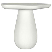 Perth 17-inch Side Table with Cloud-Shaped Top Off White