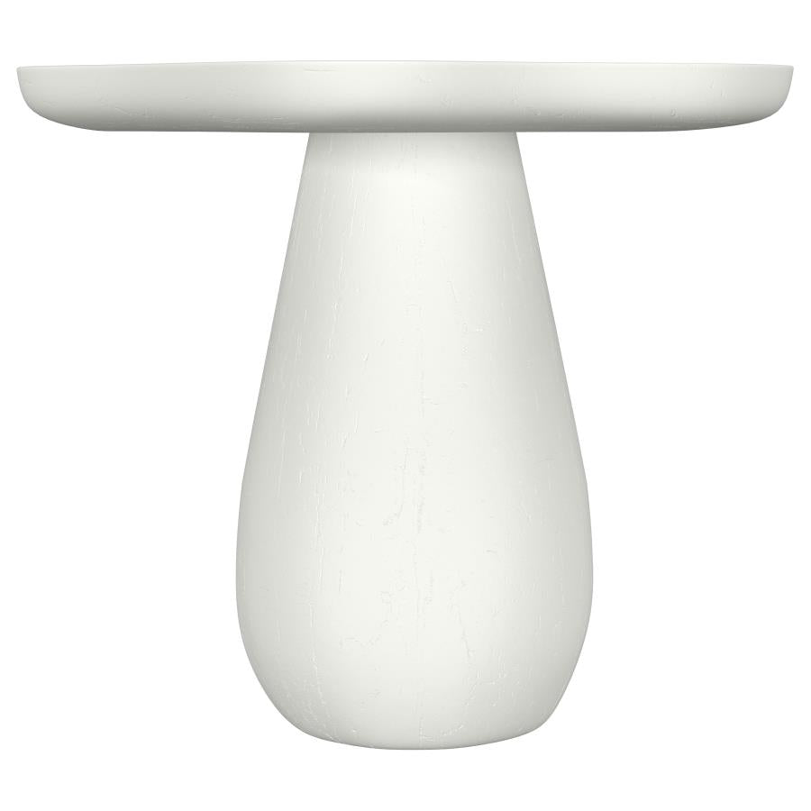 Home & Sleep Outlet - Perth 17-inch Side Table with Cloud-Shaped Top Off White