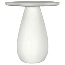 Perth 20-inch Side Table with Cloud-Shaped Top Off White