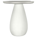 Home & Sleep Outlet - Perth 20-inch Side Table with Cloud-Shaped Top Off White