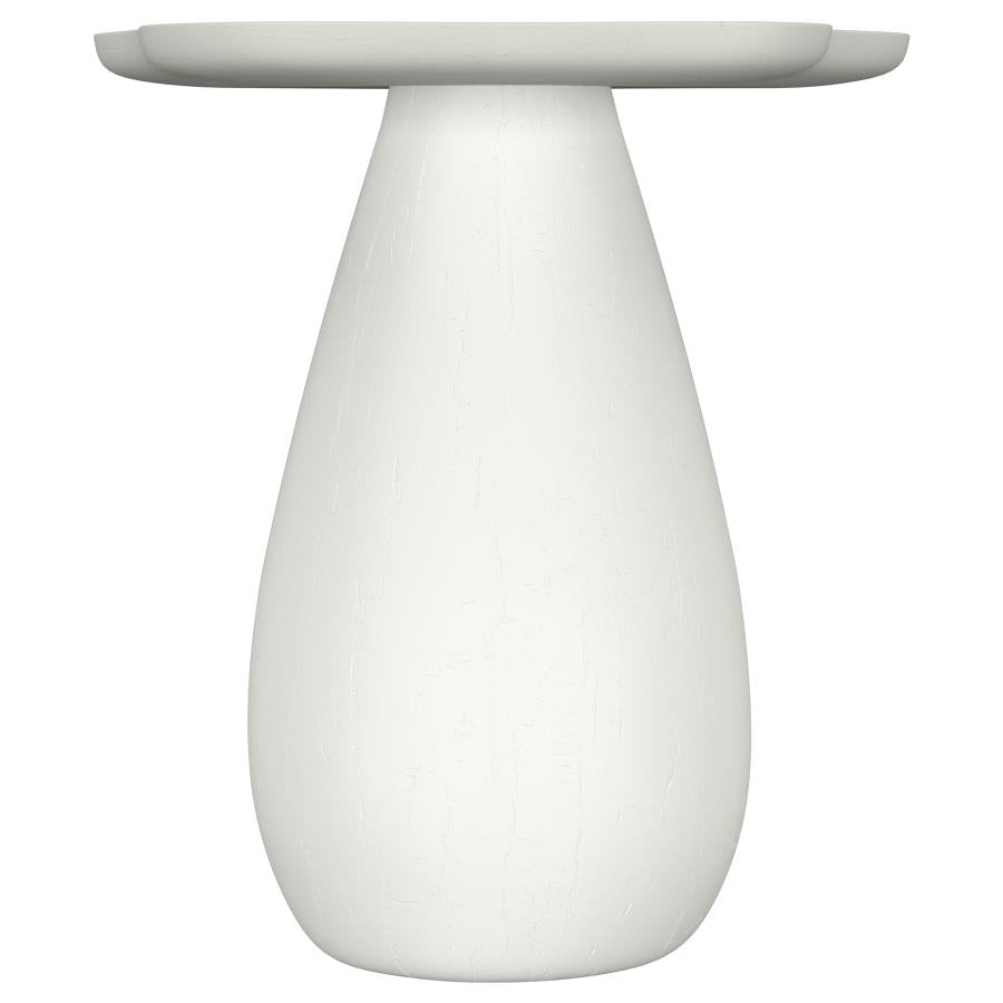 Home & Sleep Outlet - Perth 20-inch Side Table with Cloud-Shaped Top Off White