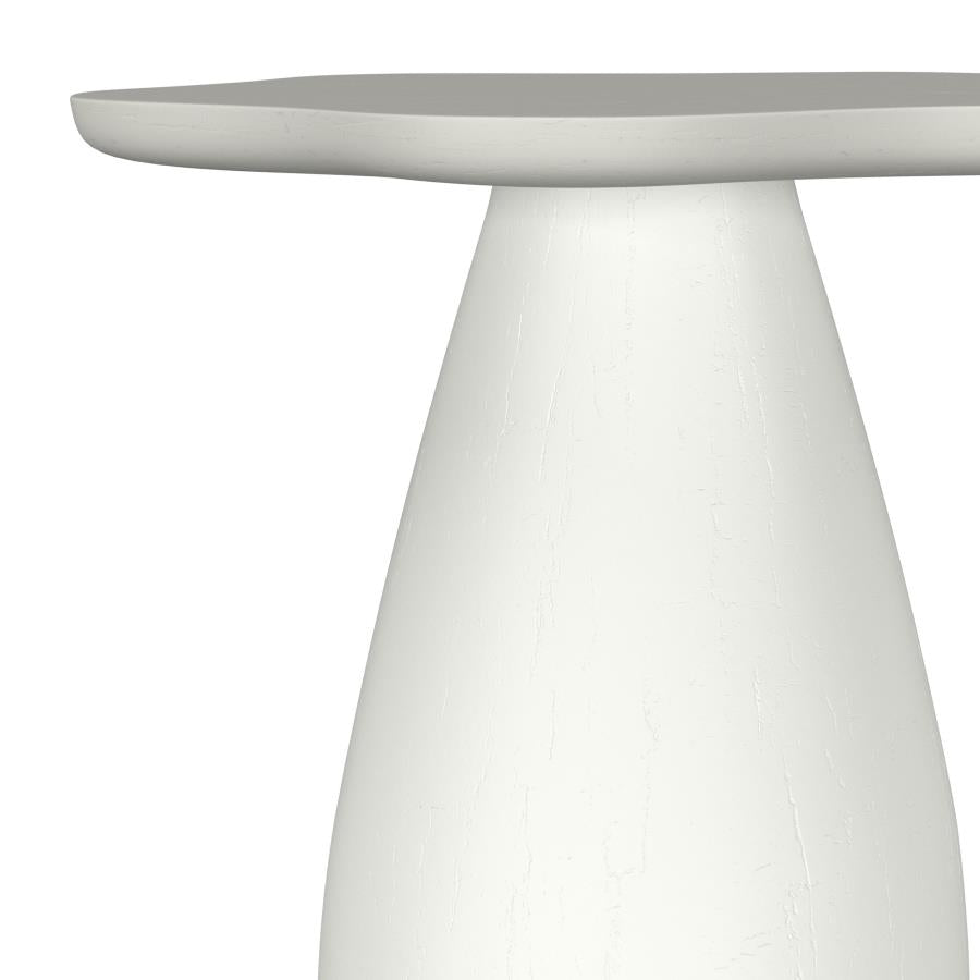 Home & Sleep Outlet - Perth 20-inch Side Table with Cloud-Shaped Top Off White