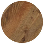 Home & Sleep Outlet - Aureo Round Solid Wood Accent Side Table Wild Honey