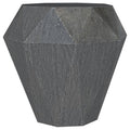 Home & Sleep Outlet - Jacinto Octagonal Solid Mango Wood Side Table Grey