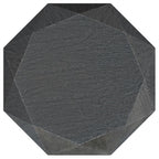 Home & Sleep Outlet - Jacinto Octagonal Solid Mango Wood Side Table Grey