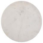 Home & Sleep Outlet - Miguel Round Marble Top Coffee Table White and Black
