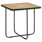 Home & Sleep Outlet - Elyna Square Stone Top Accent Side Table Beige