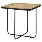 Home & Sleep Outlet - Elyna Square Stone Top Accent Side Table Beige