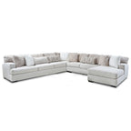 Mondo-Armless-Chair-in-Chi-Chi-Straw/Hush-Parchment-with-1-Pillow