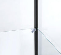Bellatrix 3-shelf Clear Glass Curio Cabinet Mango