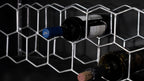 Home & Sleep Outlet - Borman 2-door Home Bar Cabinet Wine Storage Walnut and Black