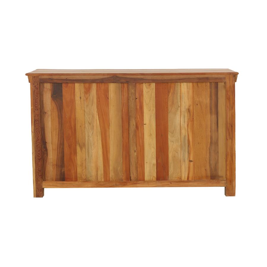 Home & Sleep Outlet - Harper 3-door Solid Reclaimed Wood Accent Cabinet Brown