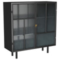 Home & Sleep Outlet - Dalia 2-door Accent Storage Cabinet with Shelving Black