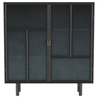 Home & Sleep Outlet - Dalia 2-door Accent Storage Cabinet with Shelving Black