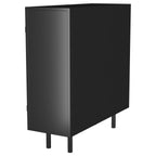 Home & Sleep Outlet - Dalia 2-door Accent Storage Cabinet with Shelving Black