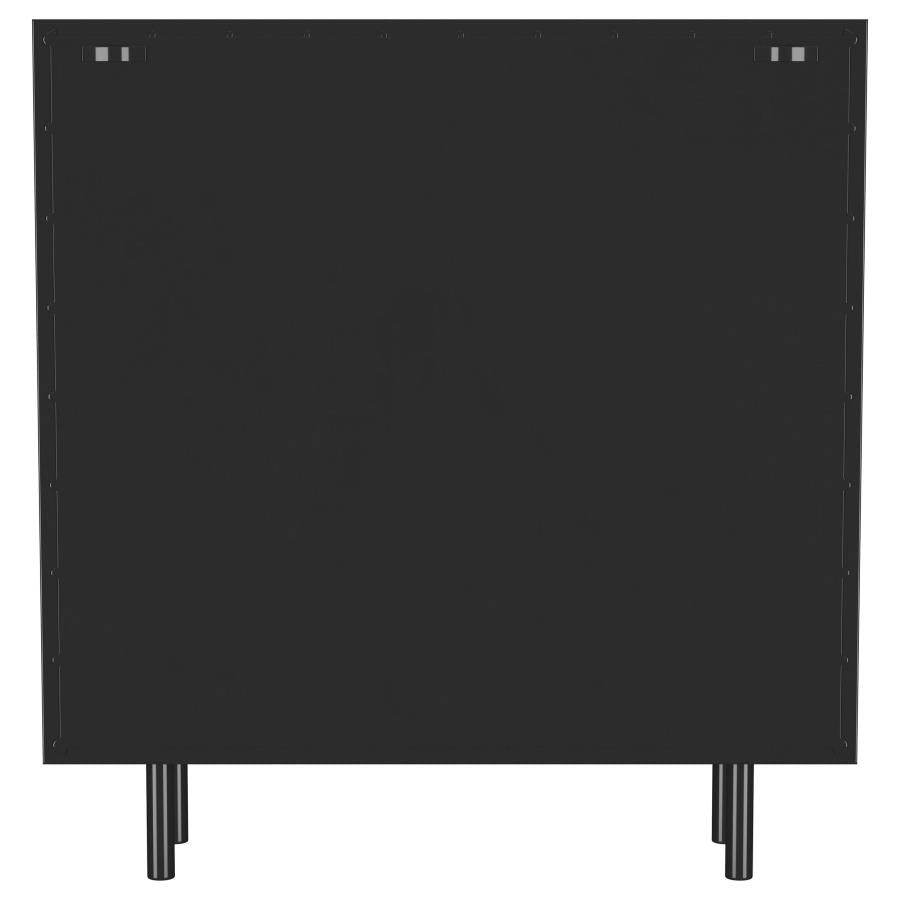 Home & Sleep Outlet - Dalia 2-door Accent Storage Cabinet with Shelving Black