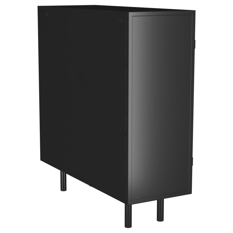 Home & Sleep Outlet - Dalia 2-door Accent Storage Cabinet with Shelving Black