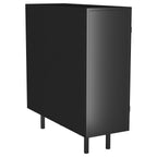 Home & Sleep Outlet - Dalia 2-door Accent Storage Cabinet with Shelving Black