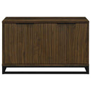 Ryatt 4-door Engineered Wood Accent Cabinet Dark Pine