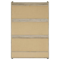 Denia 3-tier Engineered Wood Shoe Cabinet Grey