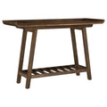 Home & Sleep Outlet - Ornelas 46-inch Console Table with Slatted Shelf Mango Brown