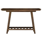 Home & Sleep Outlet - Ornelas 46-inch Console Table with Slatted Shelf Mango Brown
