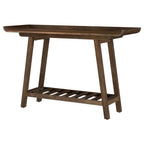 Home & Sleep Outlet - Ornelas 46-inch Console Table with Slatted Shelf Mango Brown