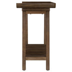 Home & Sleep Outlet - Ornelas 46-inch Console Table with Slatted Shelf Mango Brown