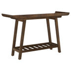 Home & Sleep Outlet - Ornelas 46-inch Console Table with Slatted Shelf Mango Brown