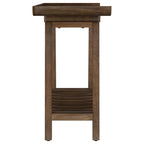 Home & Sleep Outlet - Ornelas 46-inch Console Table with Slatted Shelf Mango Brown