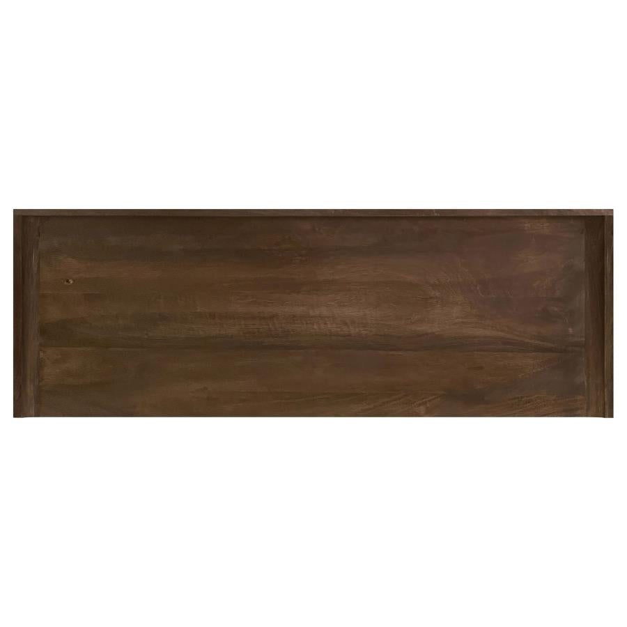 Home & Sleep Outlet - Ornelas 46-inch Console Table with Slatted Shelf Mango Brown
