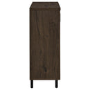 Brixton 2-door Entryway Shoe Storage Cabinets Smoked Oak