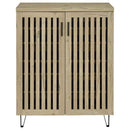 Brixton 2-door Entryway Shoe Storage Cabinets White Oak