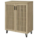 Brixton 2-door Entryway Shoe Storage Cabinets White Oak