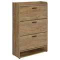 Home & Sleep Outlet - Denia 3-tier Engineered Wood Shoe Cabinet Mango
