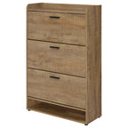 Home & Sleep Outlet - Denia 3-tier Engineered Wood Shoe Cabinet Mango