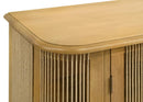 Ervine 3-Door Rope Panel Sideboard Accent Storage Cabinet Natural
