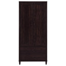 Wadeline 2-door Tall Accent Storage Cabinet Rustic Tobacco