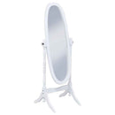Foyet Wood Adjustable Full Length Cheval Mirror White