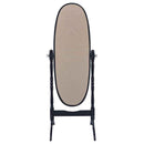 Foyet Wood Adjustable Full Length Cheval Mirror Black