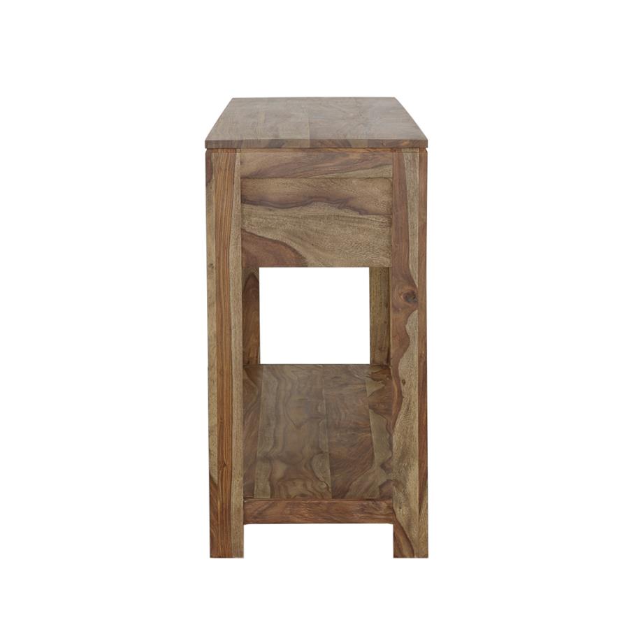 Home & Sleep Outlet - Esther 3-drawer Wood Console Table Natural Sheesham