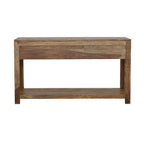 Home & Sleep Outlet - Esther 3-drawer Wood Console Table Natural Sheesham