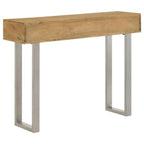 Home & Sleep Outlet - Draco 2-drawer Console Table Hand Carved Details Natural