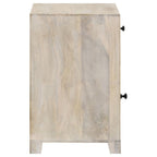 Home & Sleep Outlet - August 1-drawer Trellis Pattern Storage Cabinet White Washed