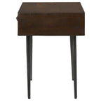 Home & Sleep Outlet - Ezra 1-drawer Rectangular Accent Side Table Coffee Brown