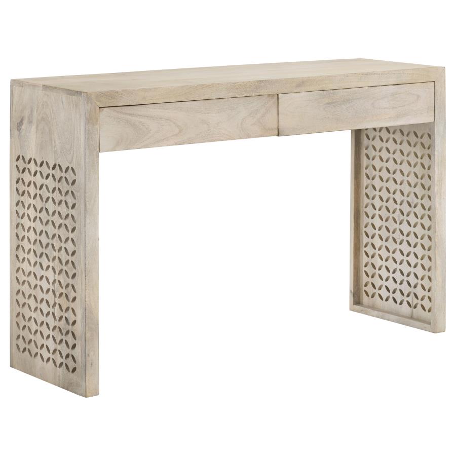 Home & Sleep Outlet - Rickman 2-drawer Wood Entryway Console Table White Washed