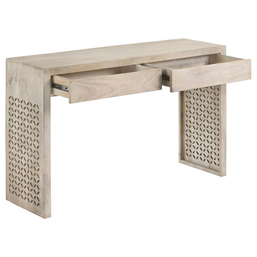 Home & Sleep Outlet - Rickman 2-drawer Wood Entryway Console Table White Washed