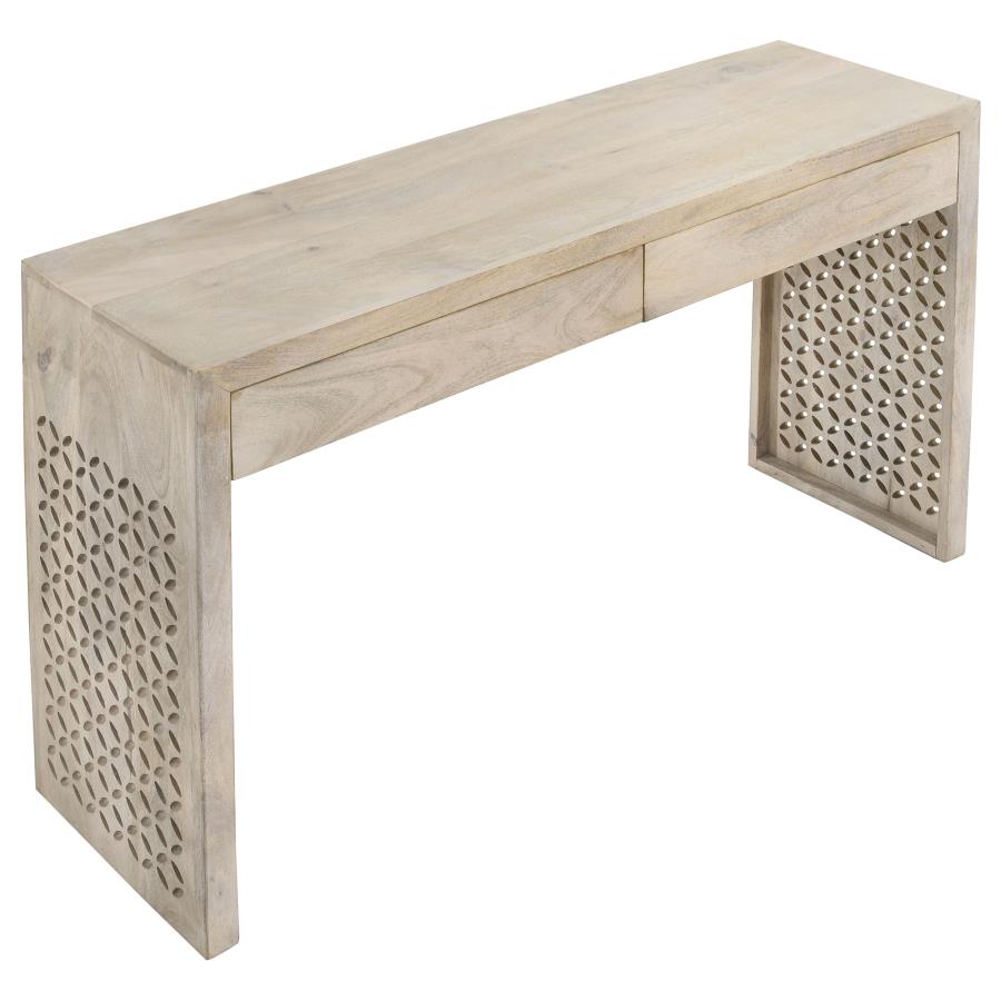 Home & Sleep Outlet - Rickman 2-drawer Wood Entryway Console Table White Washed